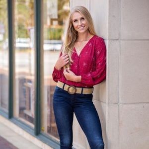 Autumns Kiss Wrap Top Bodysuit